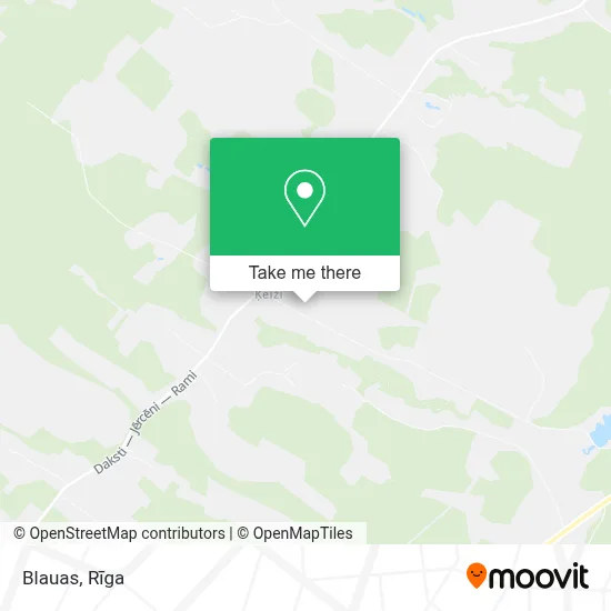 Blauas map