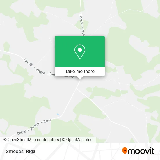 Smēdes map