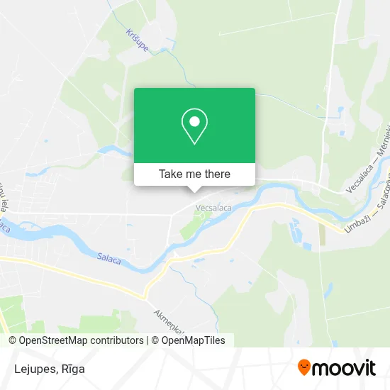 Lejupes map