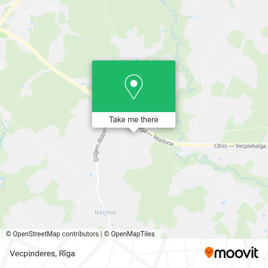 Vecpinderes map