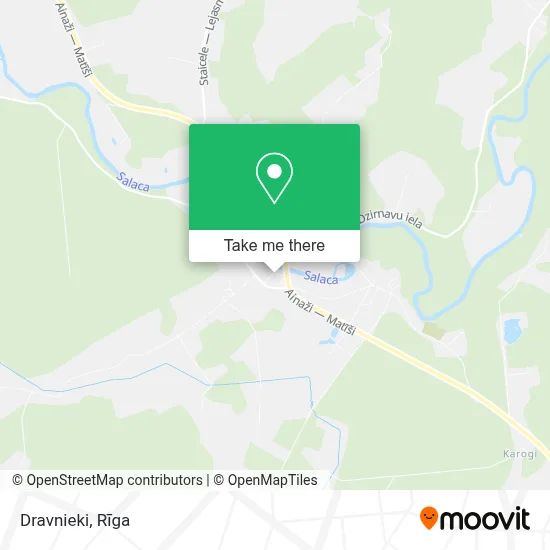 Dravnieki map
