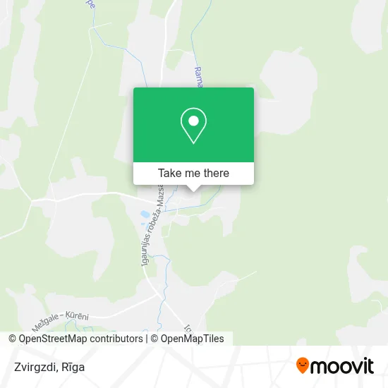 Zvirgzdi map