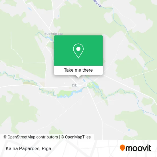 Kalna Papardes map