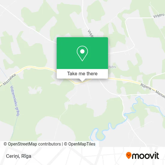 Ceriņi map