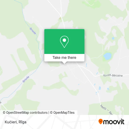Kučieri map