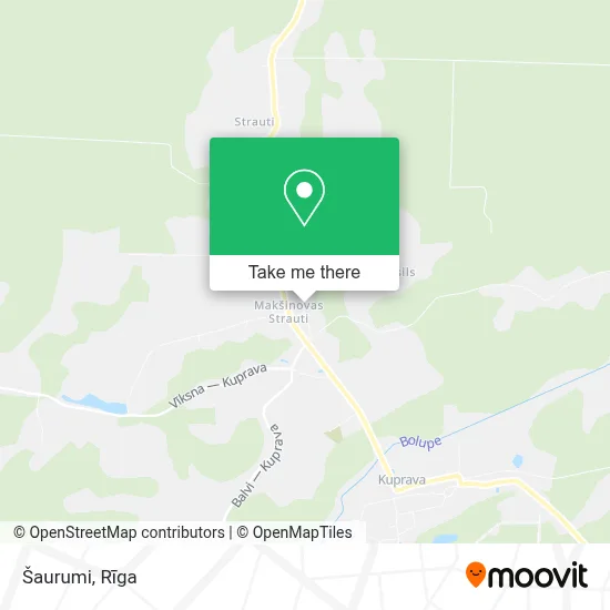 Šaurumi map