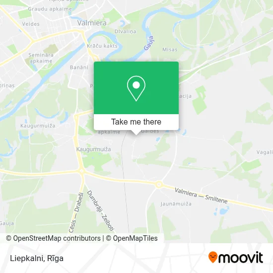 Liepkalni map