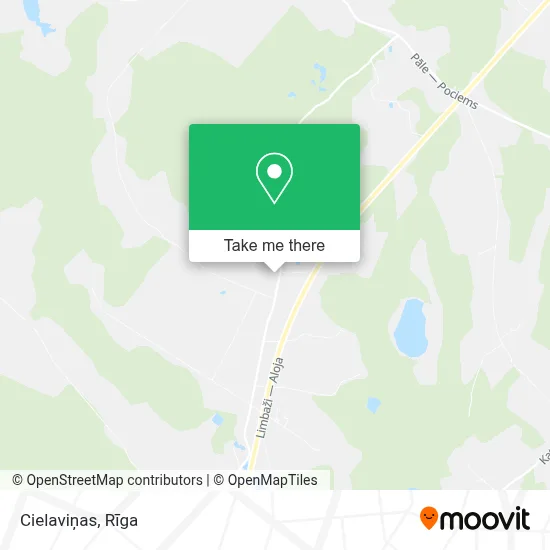 Cielaviņas map