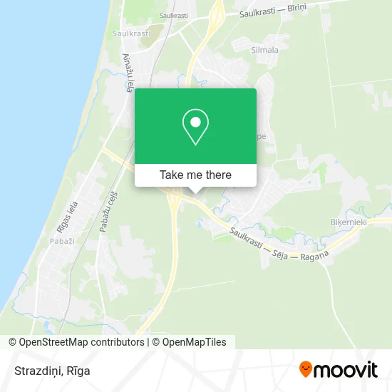 Strazdiņi map