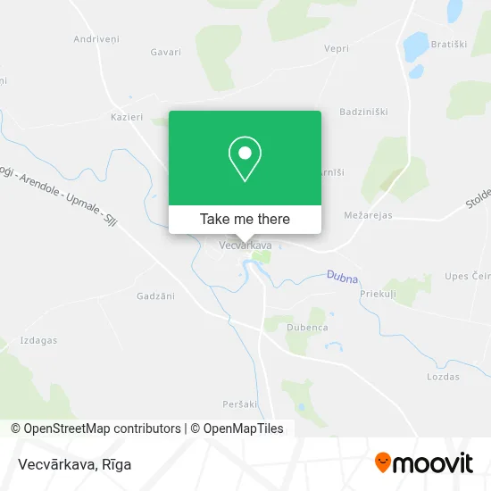 Vecvārkava map