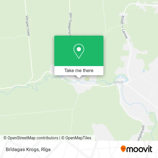 Brīdagas Krogs map