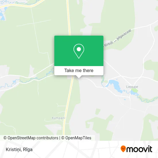 Kristiņi map