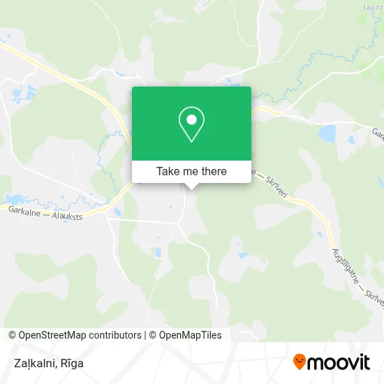Zaļkalni map