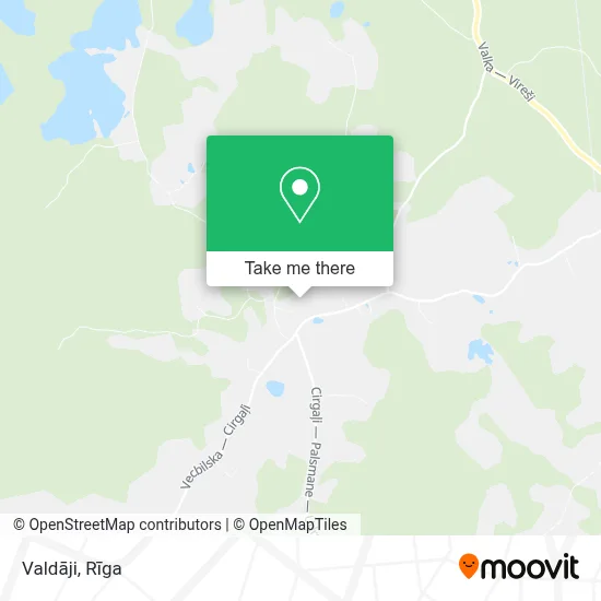 Valdāji map