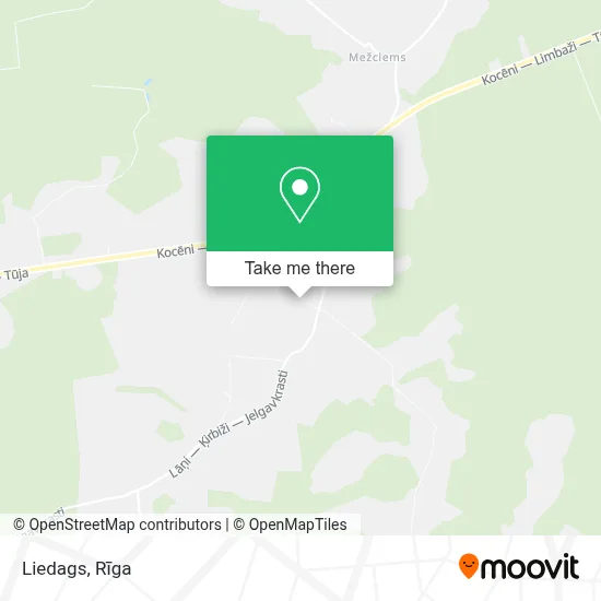 Liedags map