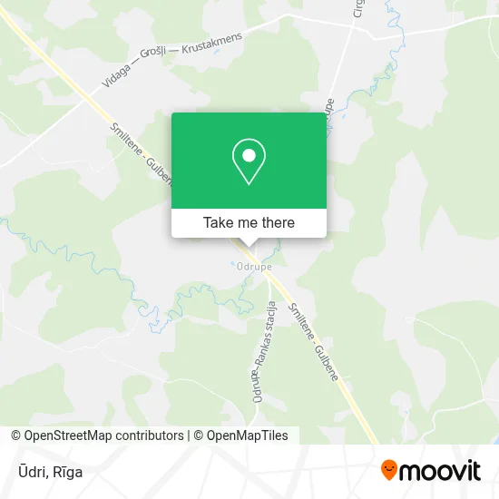 Ūdri map