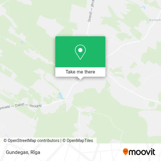 Gundegas map