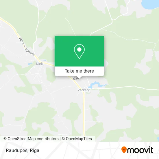 Raudupes map
