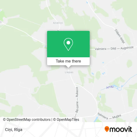 Ciņi map