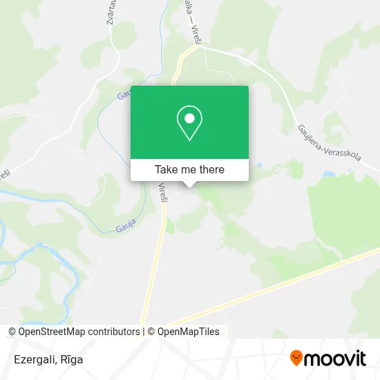 Ezergali map