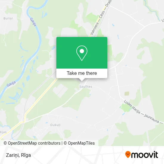 Zariņi map