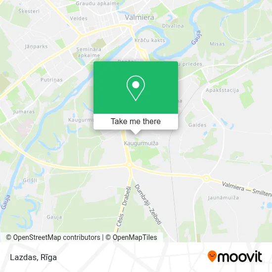 Lazdas map