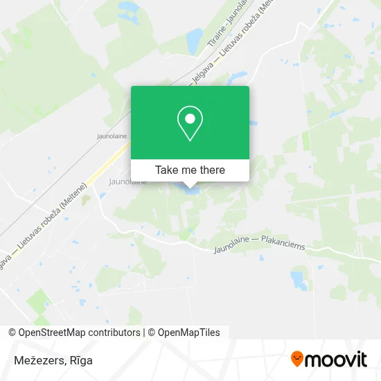 Mežezers map