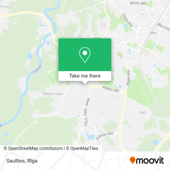 Saulītes map