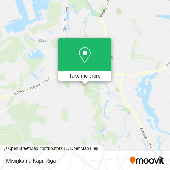 Misiņkalna Kapi map