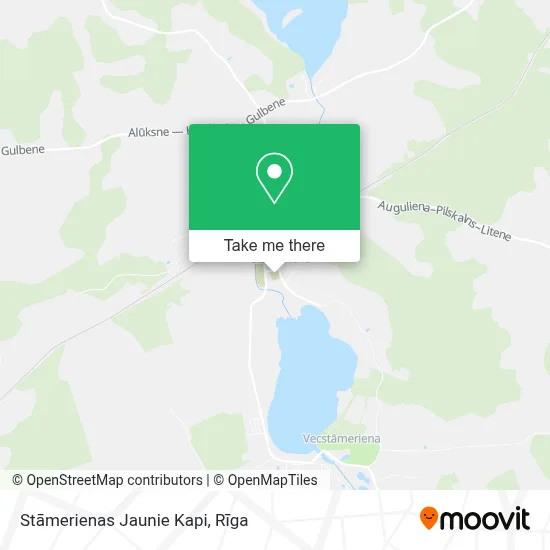 Stāmerienas Jaunie Kapi map