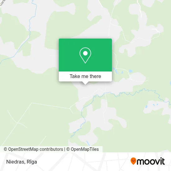 Niedras map