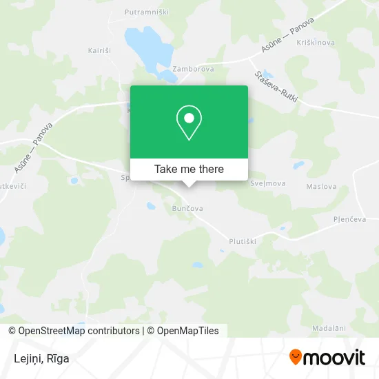 Lejiņi map