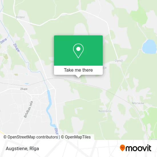 Augstiene map
