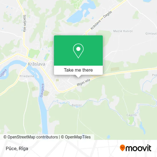Pūce map