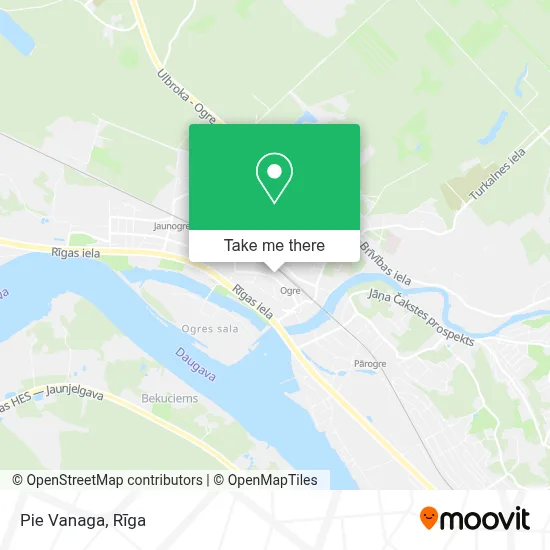 Pie Vanaga map