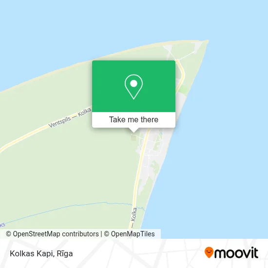 Kolkas Kapi map