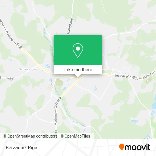 Bērzaune map