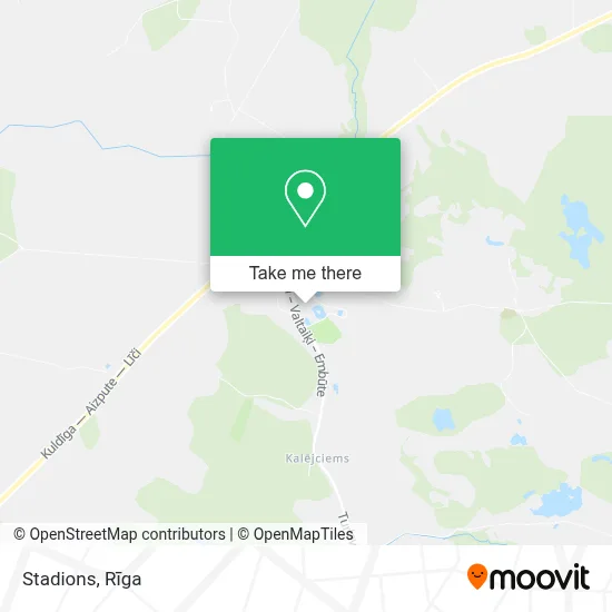 Stadions map