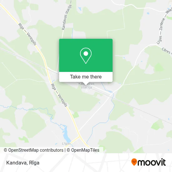 Kandava map