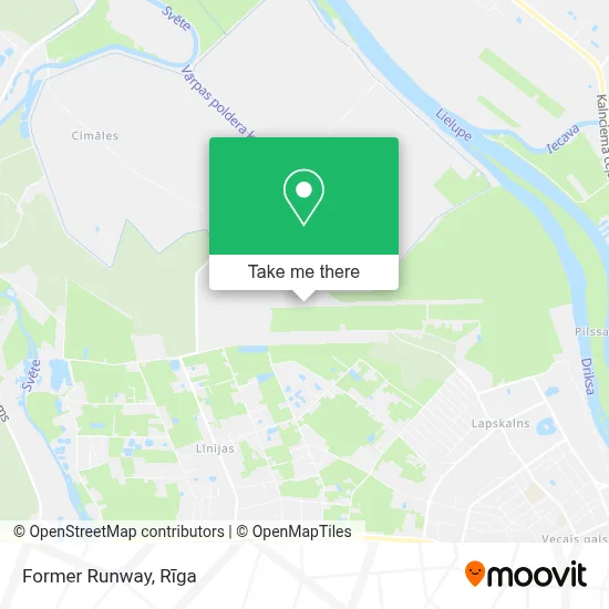 Former Runway map
