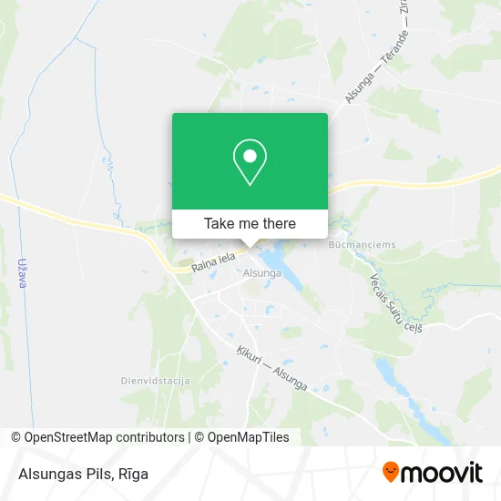 Alsungas Pils map