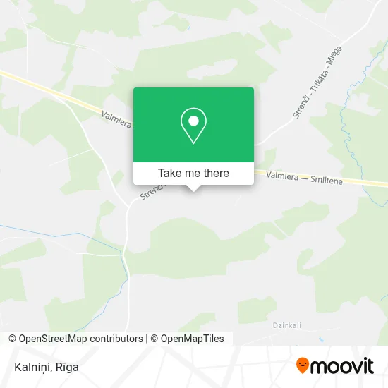 Kalniņi map