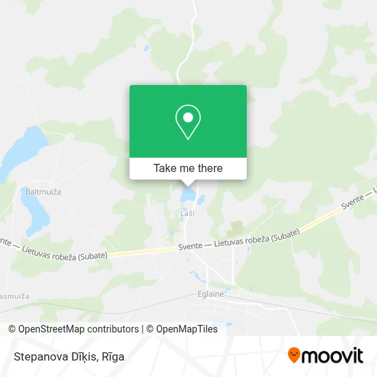 Stepanova Dīķis map