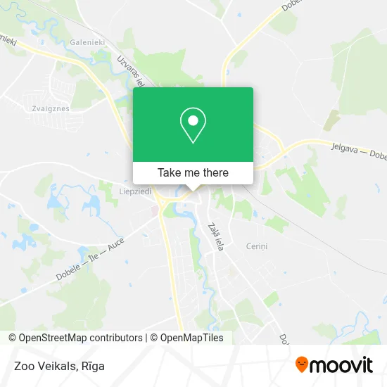 Zoo Veikals map