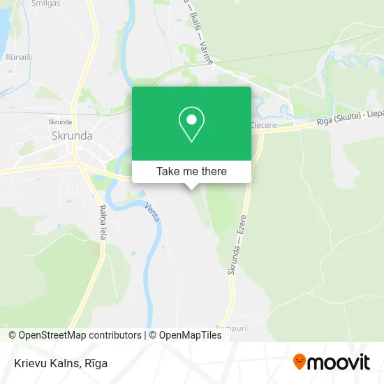Krievu Kalns map