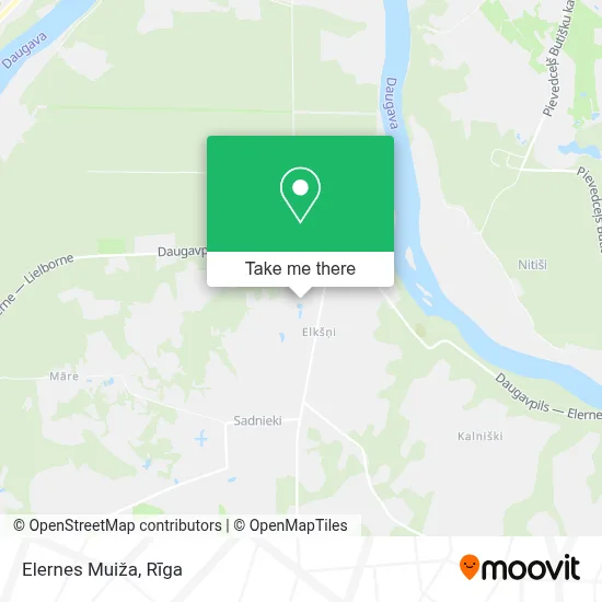 Elernes Muiža map