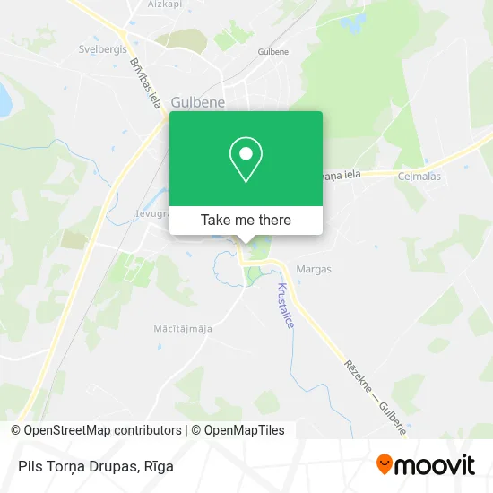 Pils Torņa Drupas map