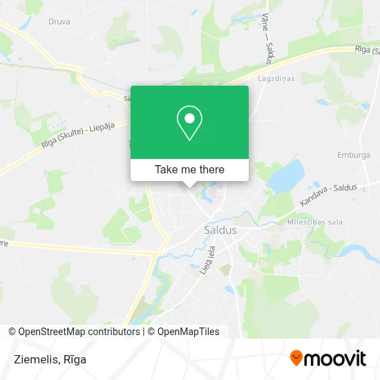 Ziemelis map