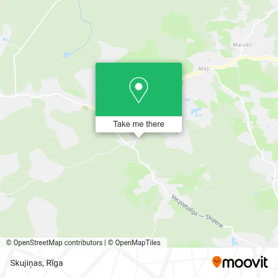 Skujiņas map