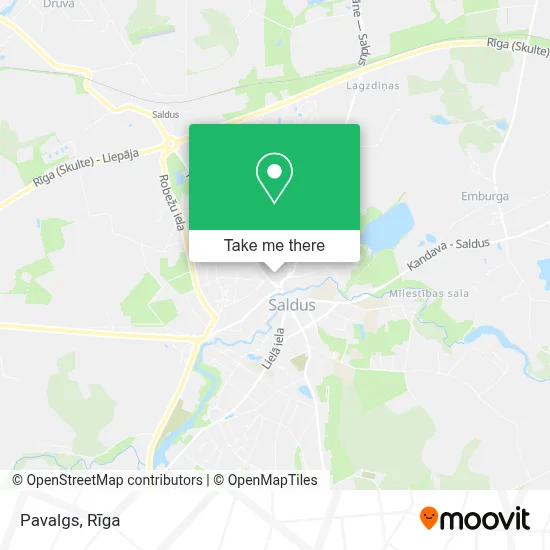 Pavalgs map
